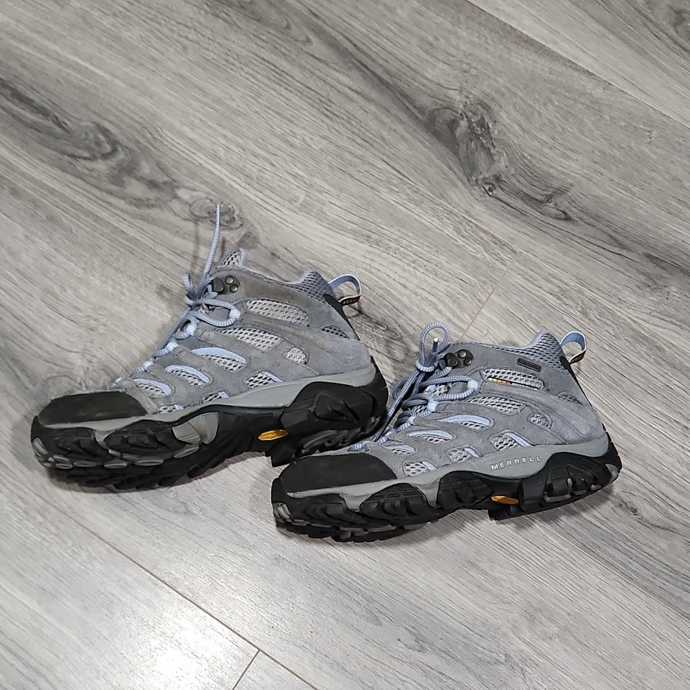 🥾Merrell Periwinkle Gray Waterproof Performance Mid-height Hiking Boots - Picture 4 of 9